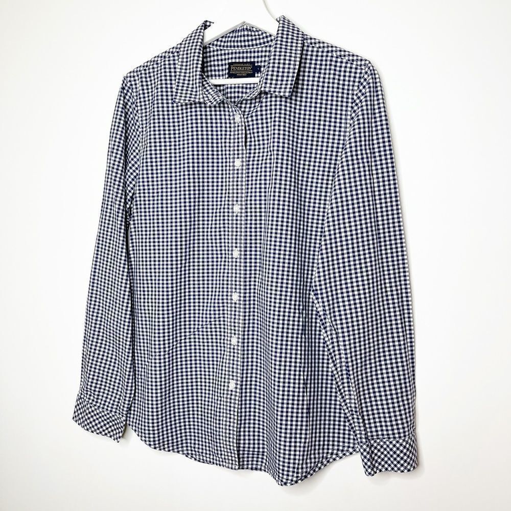 PENDLETON Plaid Button Up Top - image 3